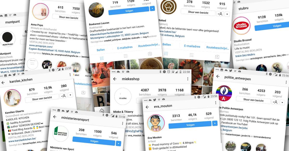 10 Vlaamse Instagram-accounts die je tonnen inspiratie opleveren