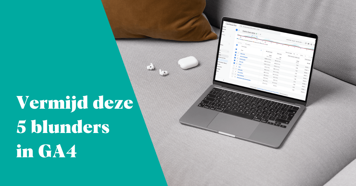 5 veelgemaakte fouten in Google Analytics