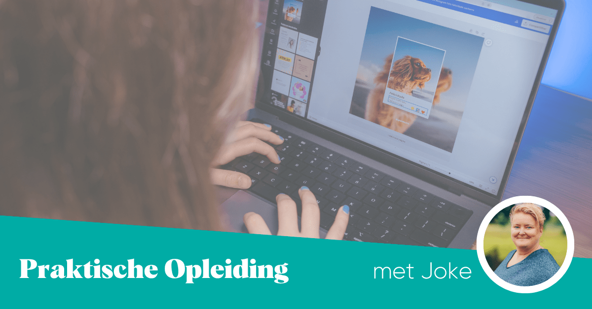 Visuals voor social media maken met Canva